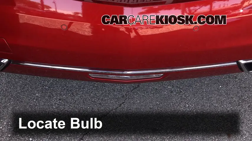 2015 Cadillac CTS 2.0L 4 Cyl. Turbo Lights Reverse Light (replace bulb)